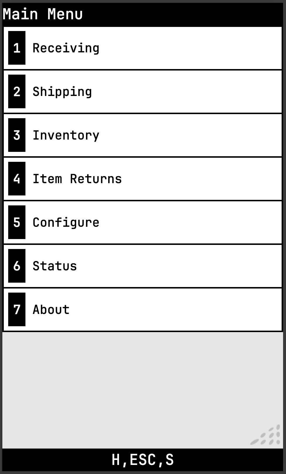 Warehouse Operations Mobile Interface