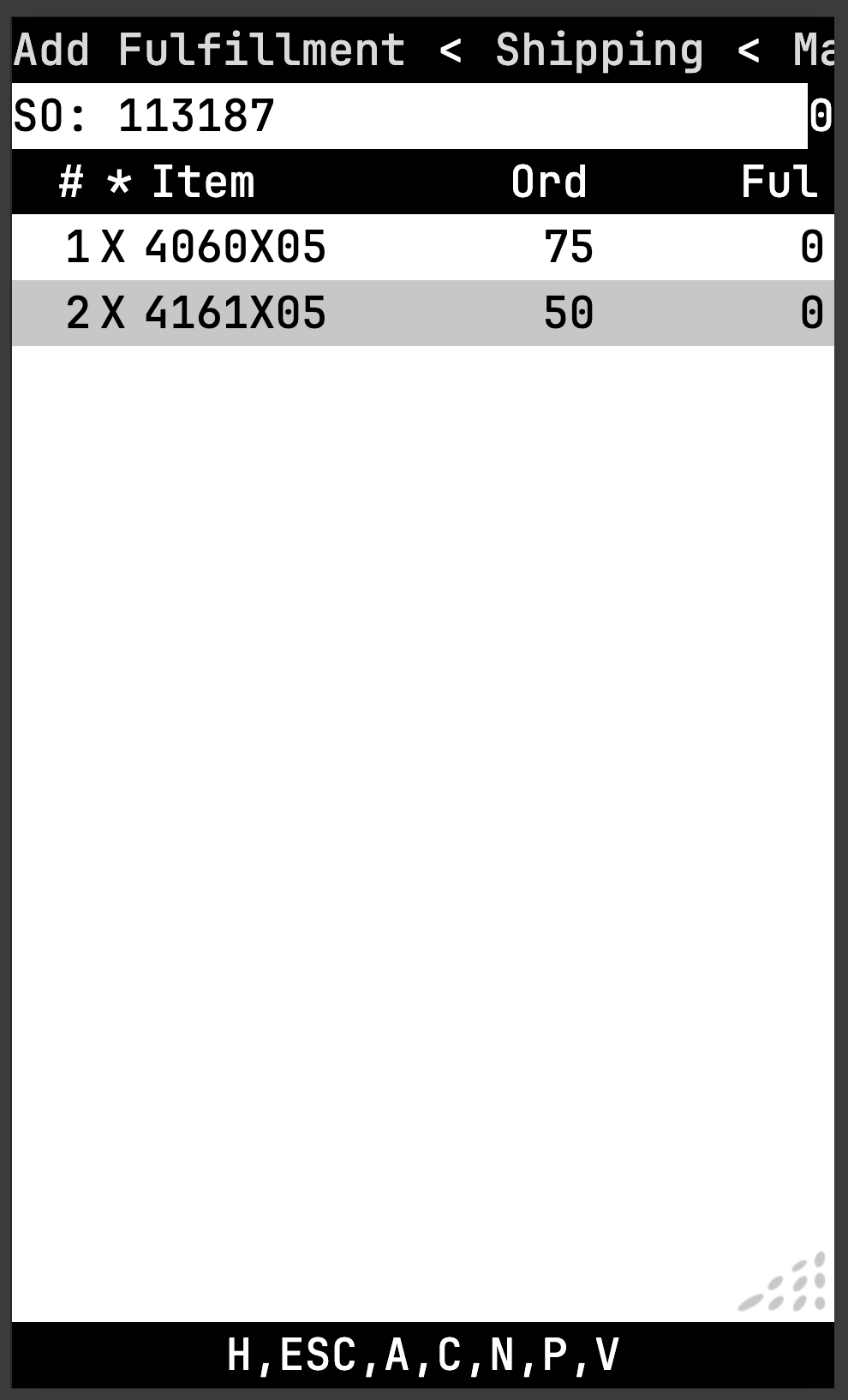 Mobile Shipping and Fulfillment Scanner